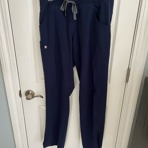 Figs Kade Navy Scrub Pants - Medium TALL